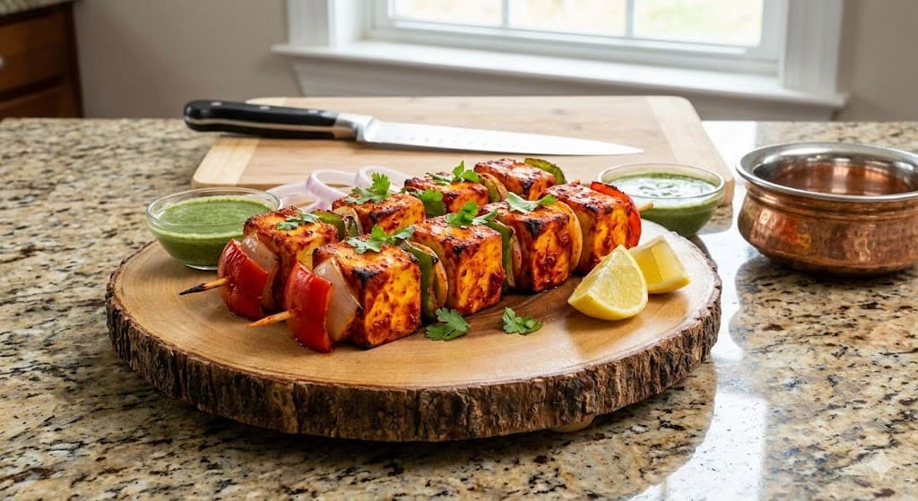 Air Fryer Paneer Tikka Restaurant Style